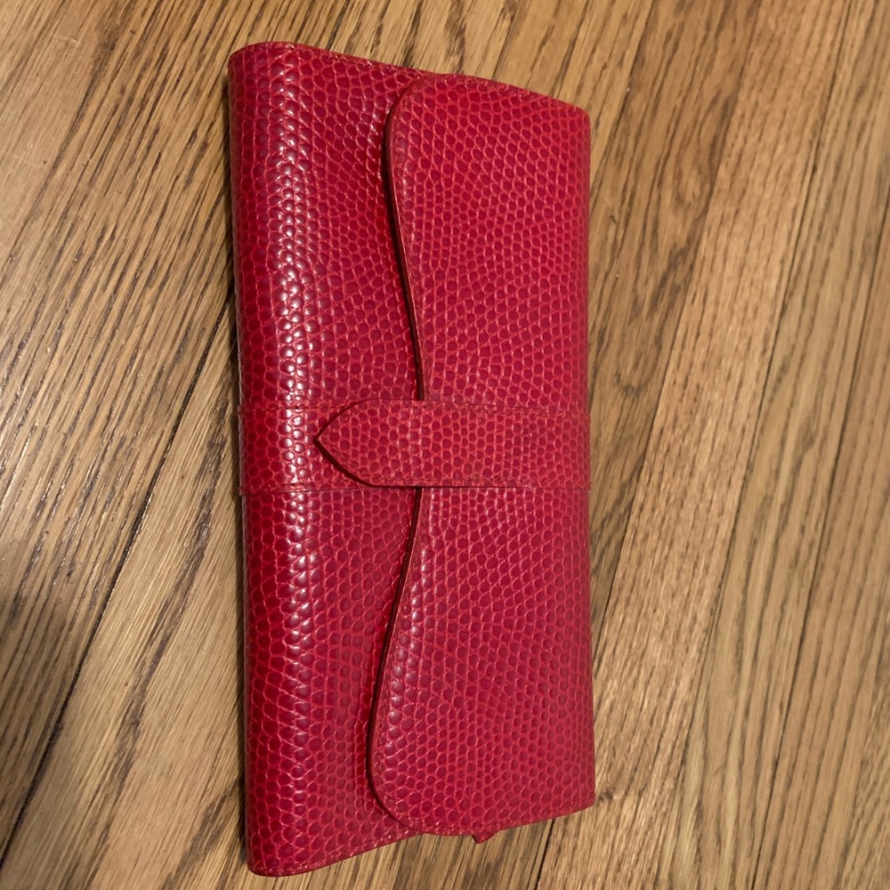 Smythson of Bond St Leather Jewelry Roll - Large